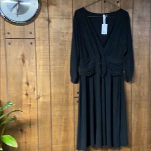 Classic NY Collection Women’s 1X dress NWT black
